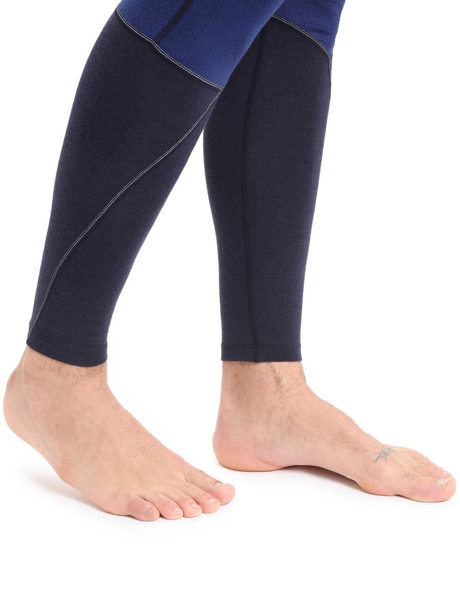 Legginsy Icebreaker BodyfitZone™ Merino 260 Zone Thermal Męskie Granatowe Królewski Niebieski Granatowe | PL 1810DFMN